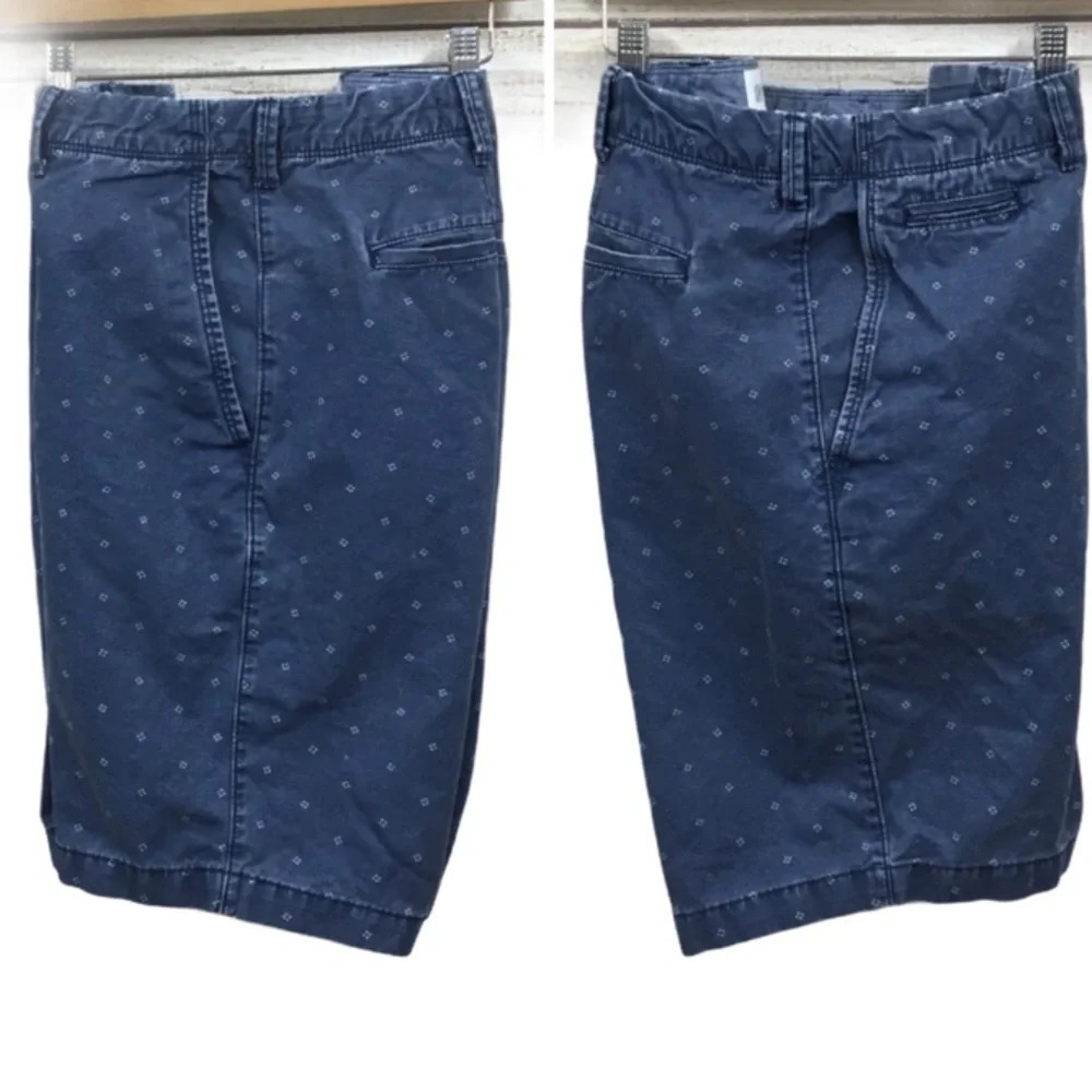 SH120 Gap Denim Brand Preppy Chambray Shorts 36
